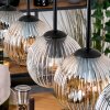 Ripoll hanging light, globe light, pendant light Ecru, black, 5-light sources