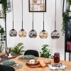 Ripoll hanging light, globe light, pendant light Ecru, black, 5-light sources