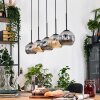 Ripoll hanging light, globe light, pendant light Ecru, black, 5-light sources