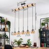 Koyoto hanging light, globe light, pendant light Ecru, black, 5-light sources