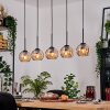 Koyoto hanging light, globe light, pendant light Ecru, black, 5-light sources