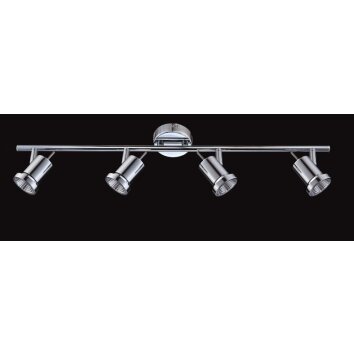 Wofi HOORN Ceiling Light LED chrome, 4-light sources