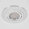 Monthois recessed light LED chrome, matt nickel, 1-light source