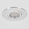 Monthois recessed light LED chrome, matt nickel, 1-light source