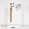 OKSBOL Table Lamp brown, white, 1-light source