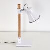 OKSBOL Table Lamp brown, white, 1-light source