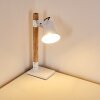 OKSBOL Table Lamp brown, white, 1-light source
