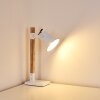 OKSBOL Table Lamp brown, white, 1-light source