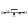 Globo PRISKA Ceiling Light black, 5-light sources