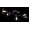 Globo PRISKA Ceiling Light black, 5-light sources