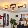 BARDHAMAN Ceiling Light black, 5-light sources