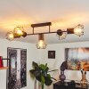 BARDHAMAN Ceiling Light black, 5-light sources