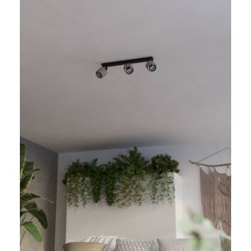 Eglo lights ROSLEY ceiling light, ceiling spotlight black, 3-light sources