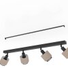 Eglo lights ROSLEY ceiling light, ceiling spotlight black, 4-light sources