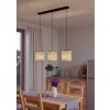 Eglo lights BUTTERBURN hanging light black, 3-light sources
