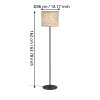 Eglo lights BUTTERBURN floor lamp black, 1-light source