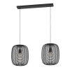 Eglo lights RINROE hanging light black, 2-light sources