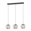 Eglo lights WAVERTON hanging light black, 3-light sources