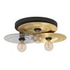 Eglo lights LINTMILL ceiling light, wall light brass, black, 3-light sources