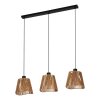 Eglo lights LAVISTER hanging light black, 3-light sources