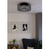 Eglo lights GINESTRONE-Z ceiling light, wall light LED black, 1-light source, Colour changer