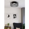 Eglo lights GINESTRONE-Z ceiling light, wall light LED black, 1-light source, Colour changer