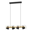 Eglo lights HORNWOOD-Z hanging light LED brown, black, 4-light sources, Colour changer