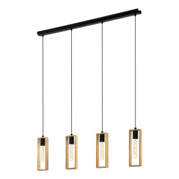Eglo lights LITTLETON hanging light black, 4-light sources