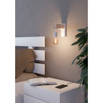 Eglo lights TOWNSHEND wall light white, 1-light source