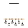 Eglo lights EGLO hanging light brown, black, 6-light sources