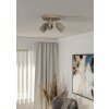 Eglo lights TILSTON ceiling light, ceiling spotlight sand-coloured, 3-light sources