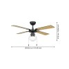 Eglo lights FORTALEZA Ceiling fan light black