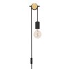 Eglo lights BUDDON wall light brown, black, 1-light source