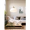 Eglo lights SUMMERHILL hanging light brown, white, 1-light source