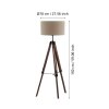 Eglo lights LANTADA floor lamp brown, 1-light source