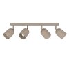 Eglo lights TILSTON ceiling light, ceiling spotlight sand-coloured, 4-light sources
