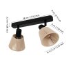 Eglo lights SEAGARD ceiling light, ceiling spotlight black, 2-light sources