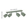 Eglo lights TILSTON ceiling light, ceiling spotlight green, 4-light sources
