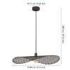 Eglo lights SWABY hanging light bronze, 1-light source