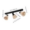 Eglo lights SEAGARD ceiling light, ceiling spotlight black, 3-light sources