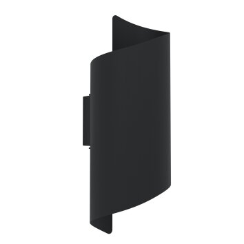 Eglo lights MONTARELLO wall light LED black, Colour changer