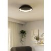 Eglo lights LORETELLO ceiling light, wall and ceiling light LED black, Remote control