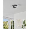 Eglo lights AMANDOLO ceiling light LED black, Remote control, Colour changer