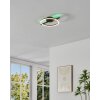 Eglo lights AMANDOLO ceiling light LED black, Remote control, Colour changer