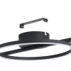 Eglo lights AMANDOLO ceiling light LED black, Remote control, Colour changer