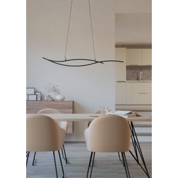 Eglo lights GRISOLIA hanging light LED black