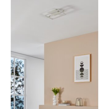 Eglo lights AMANDOLO ceiling light LED white, Remote control, Colour changer