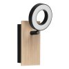Eglo lights RIELVES ceiling spotlight, wall light LED brown, black