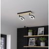 Eglo lights RIELVES ceiling light, ceiling spotlight LED brown, black