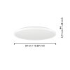 Eglo lights ROVITO-R ceiling light LED white, Remote control